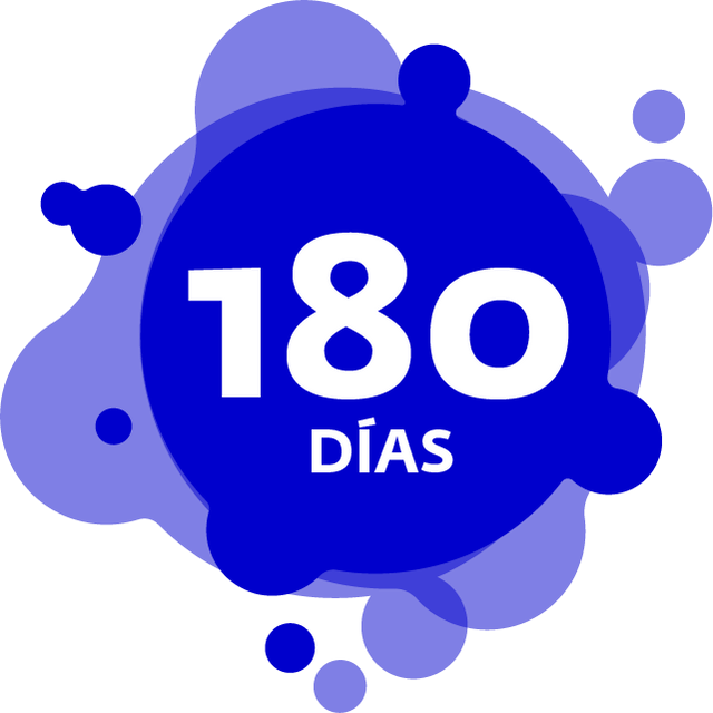 180 días de vigencia
