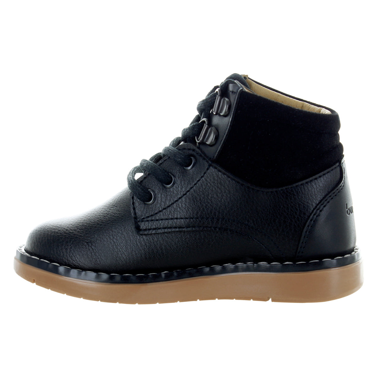 Media Bota Color Negro Para Niño