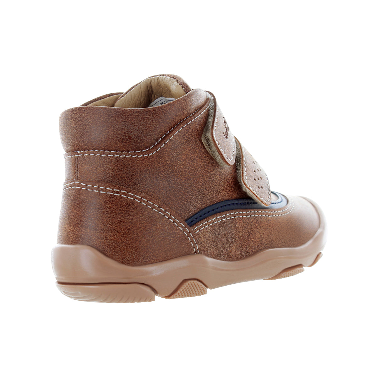 Media Bota Para Niño Color Café