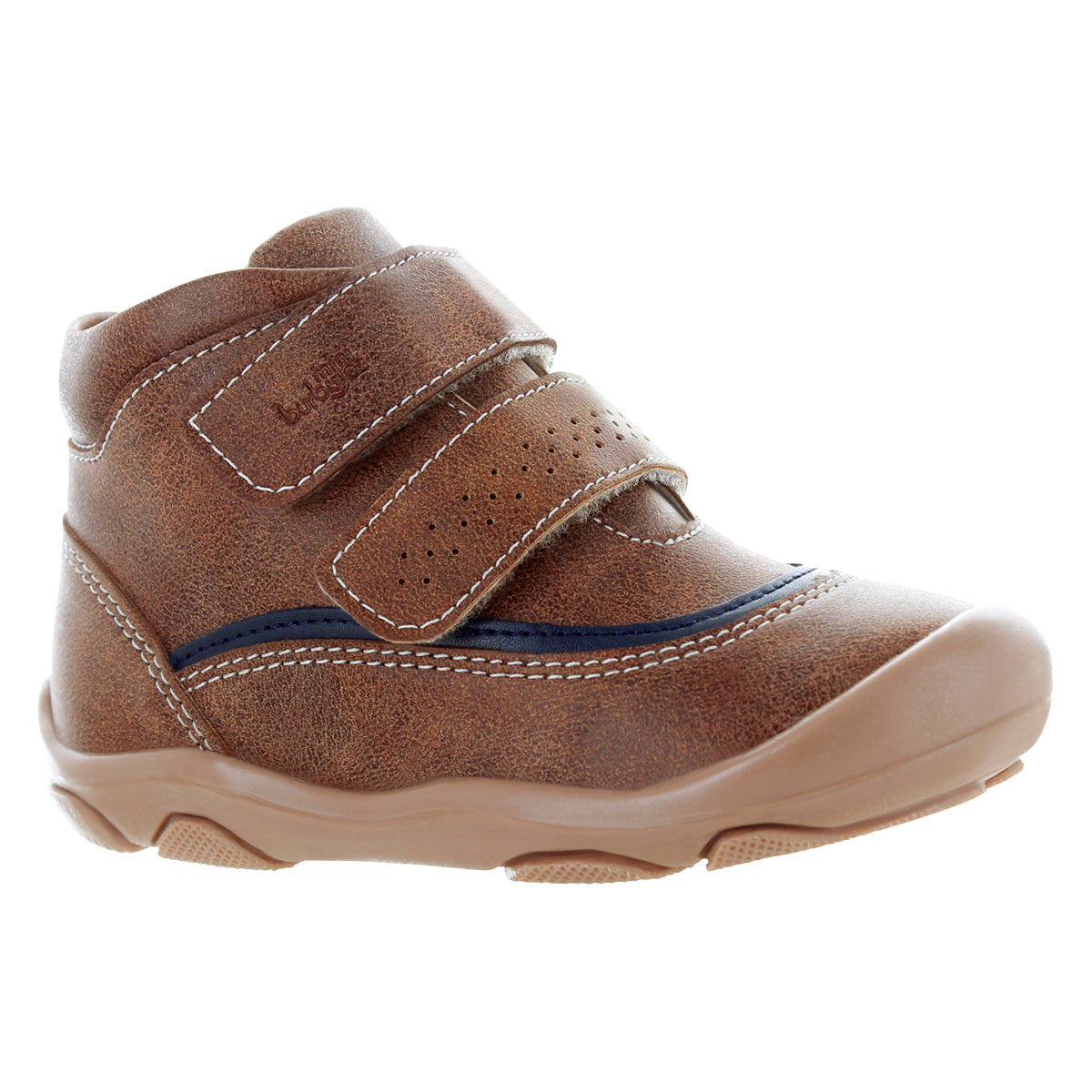 Media Bota Para Niño Color Café