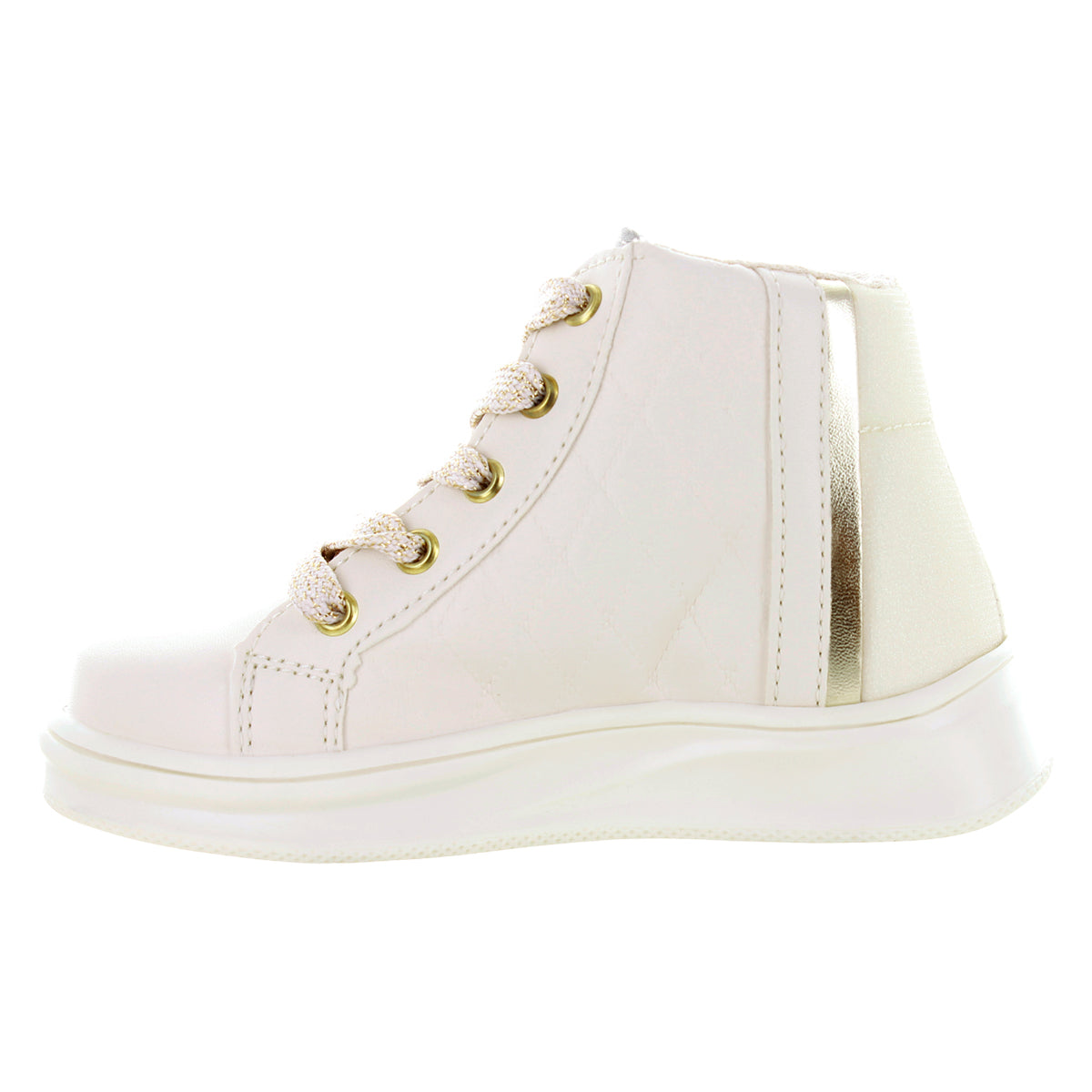 Media Botita Color Latte para Niña