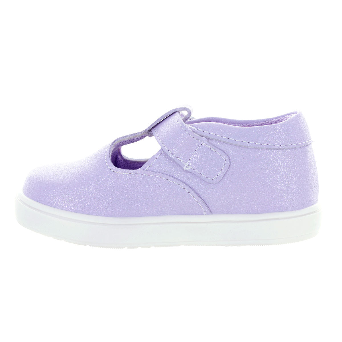 Tenis Para Niñas Color Lila Lavanda Lateral