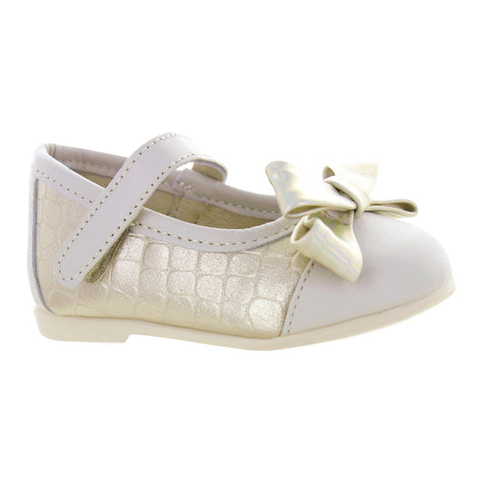 Zapato De Ceremonia Color Beige Para Niñas