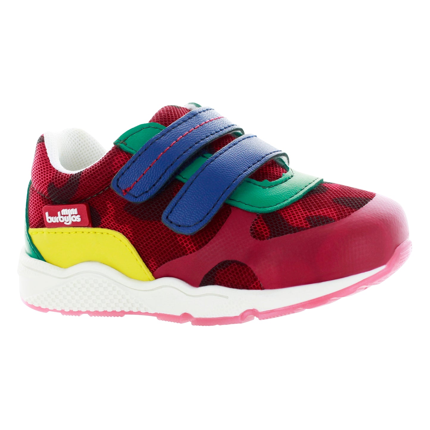 Tenis Para Niño Multicolor Marker Rojo