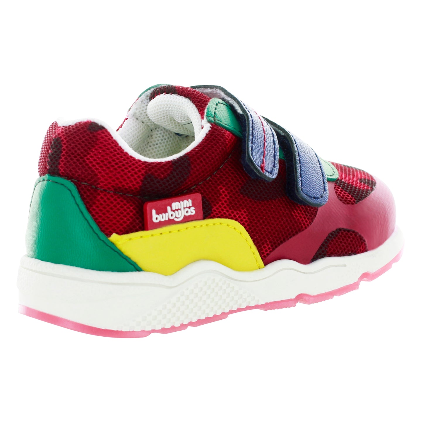 Tenis Para Niño Multicolor Marker Rojo