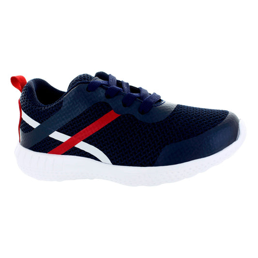 Tenis Color Azul Blanco y Rojo para Niño