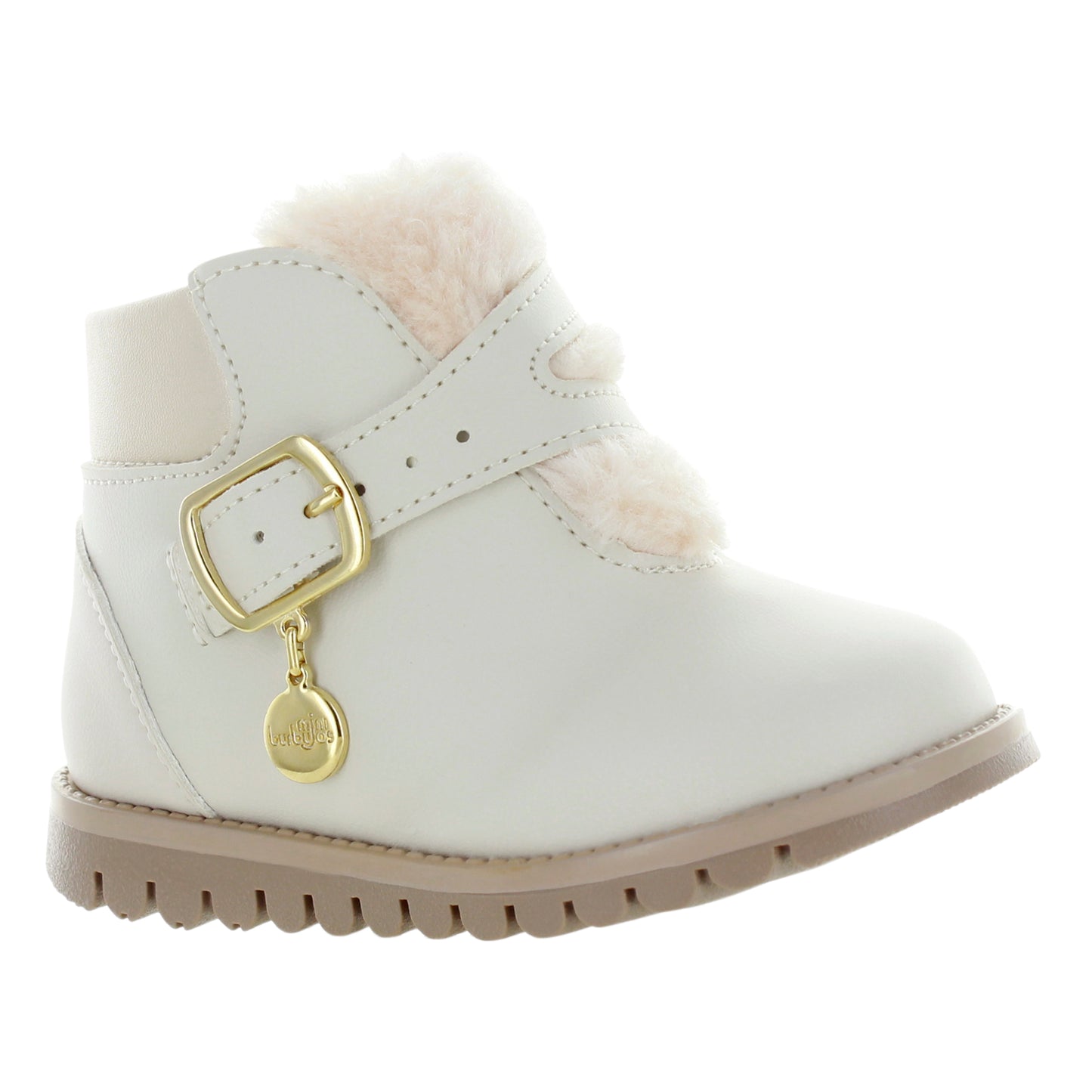 Media Bota Para Niña Color Latte