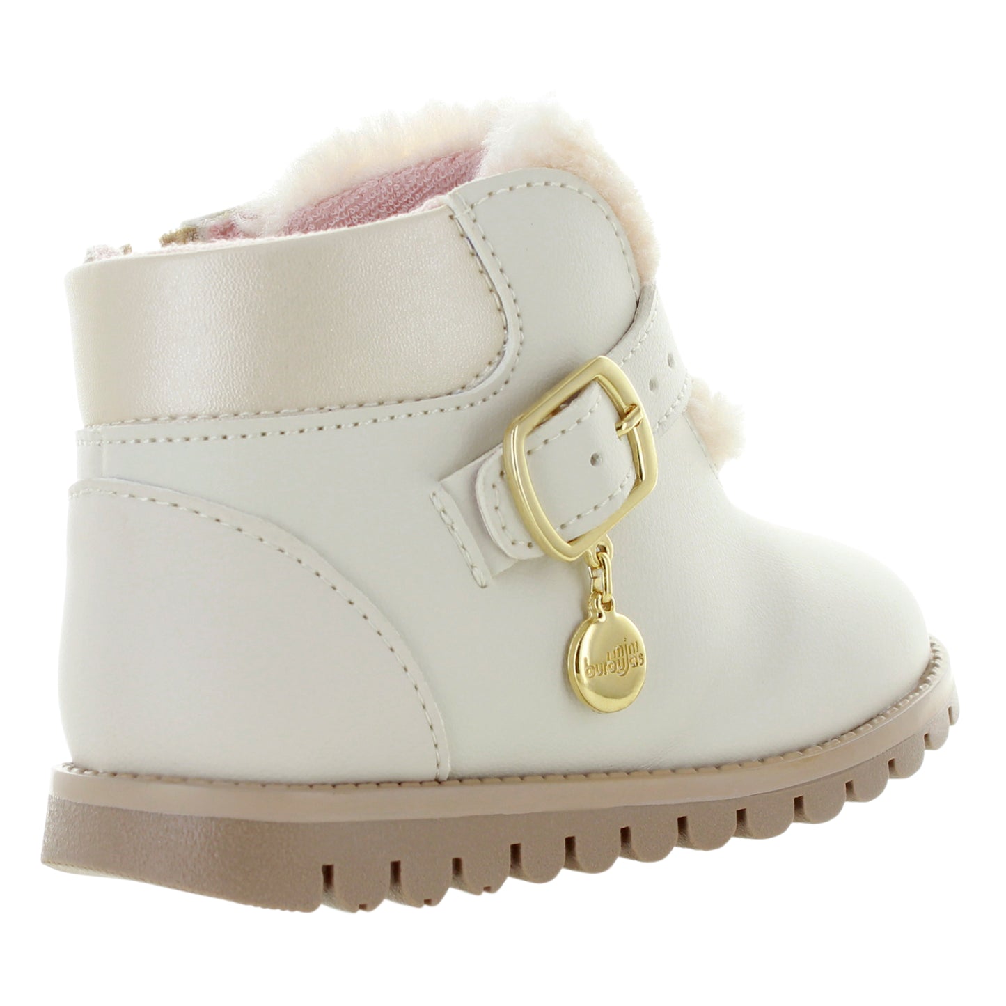 Media Bota Para Niña Color Latte