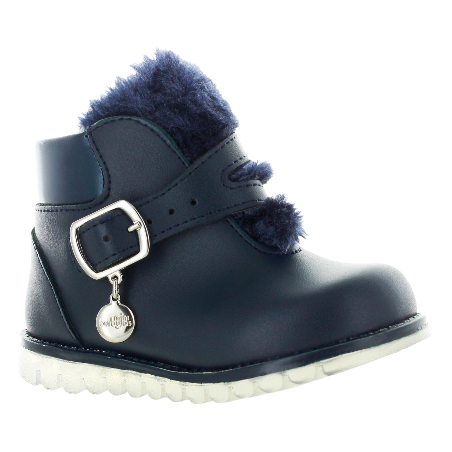 Media Bota Para Niña Color Marino