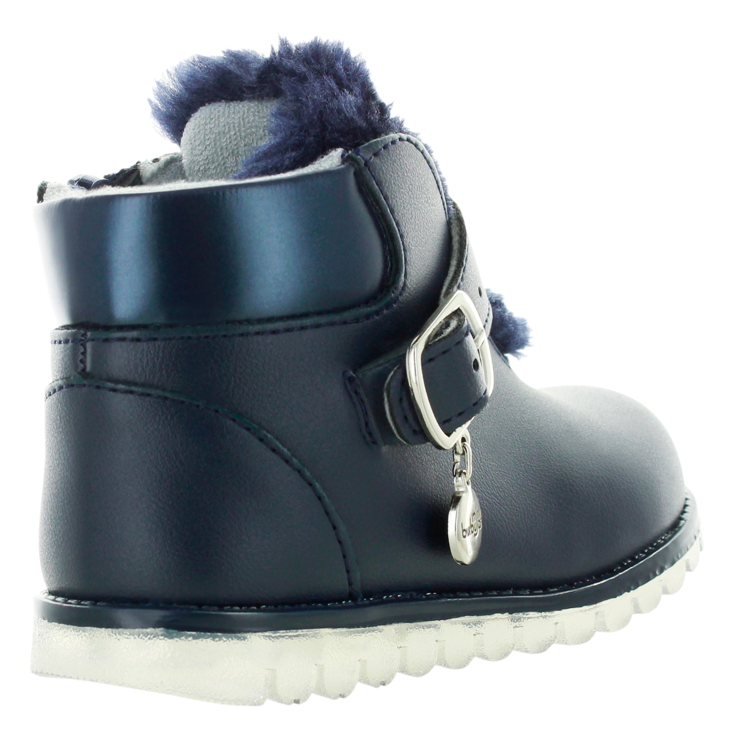 Media Bota Para Niña Color Marino