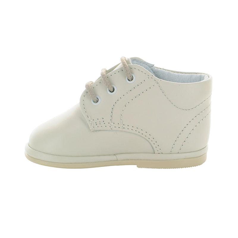 Zapatos-Para-Ceremonia-Color-Beige-De-Agujeta-Con-Pespunte-Para-Bebe-Nino