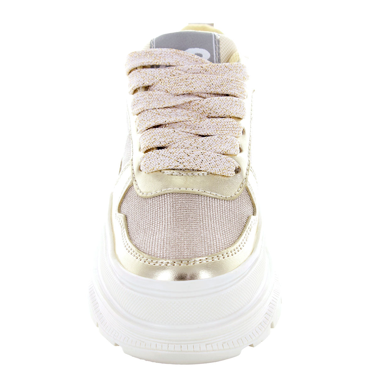 Tenis Juvenil Para Niña Color Oro