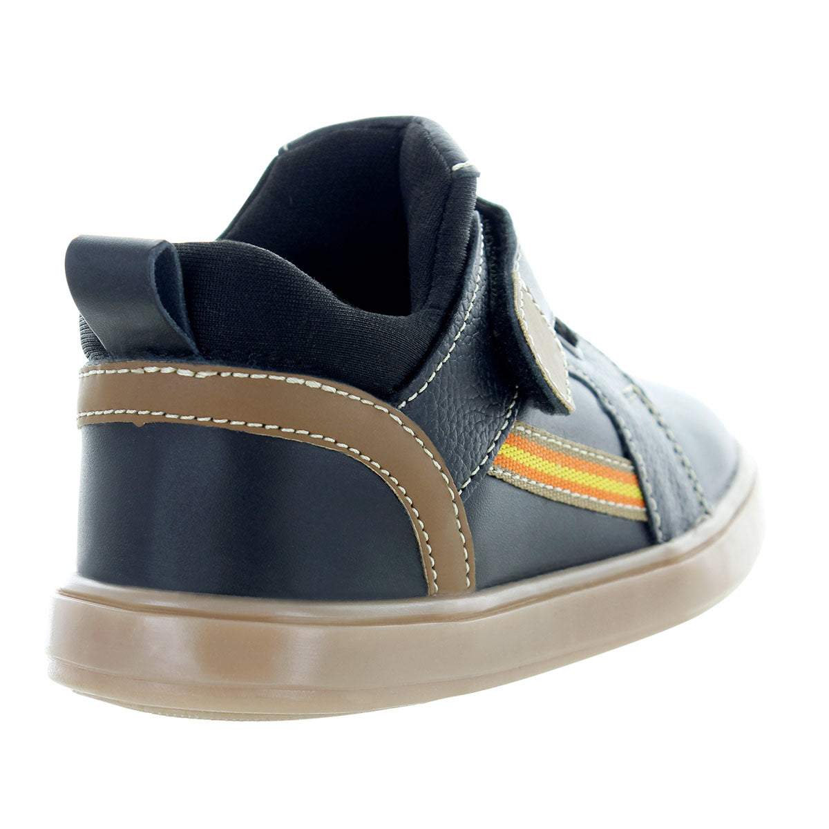 Zapatos Color Negro Para Niño Detras