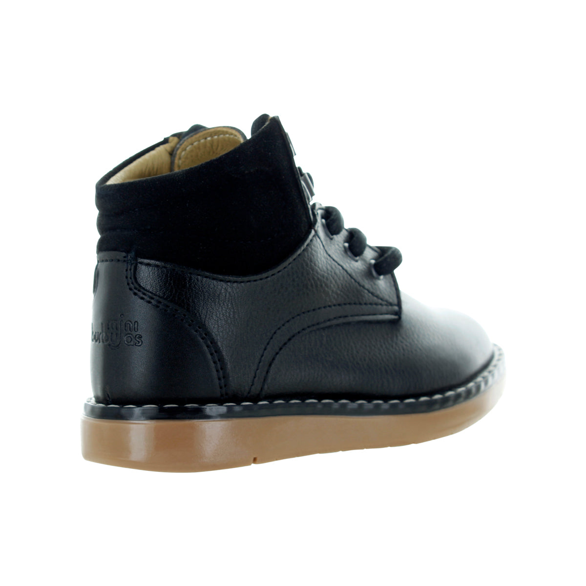 Media Bota Color Negro Para Niño