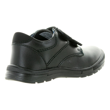 Zapatos Color Negro Escolares De Piel Para Niños