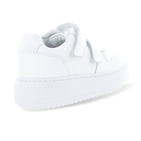 Tenis Escolar Blanco Unisex de Piel Ultra Ligeros 28656E00