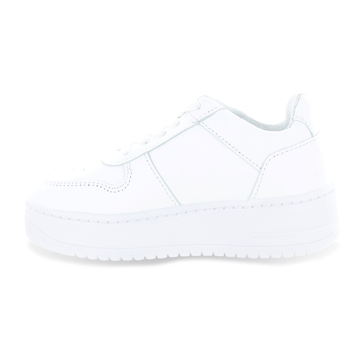 Tenis Escolar Blanco Unisex de Piel Ultra Ligeros 28655E00