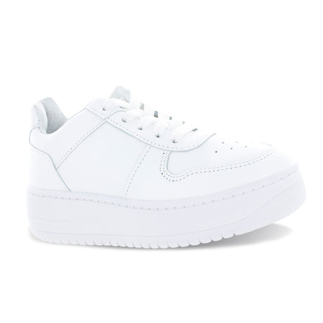 Tenis Escolar Blanco Unisex de Piel Ultra Ligeros 28655E00