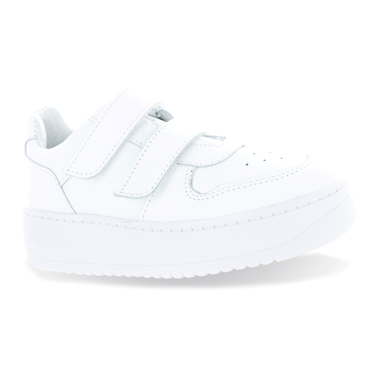 Tenis Escolar Blanco Unisex de Piel Ultra Ligeros 28656E00