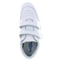 Tenis Escolar Color Blanco Unisex de Piel