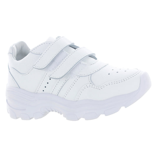 Tenis Escolar Color Blanco Unisex de Piel Natural 27607