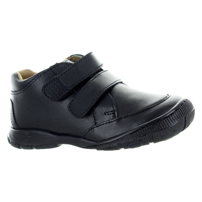 Zapato Escolar Para Niño Color Negro Mate