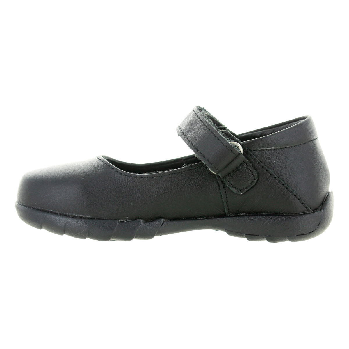 Zapatos De Piel Natural Para Niñas Colegiales Color Negro