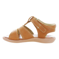 Sandalias Para Niño De Piel Color Miel