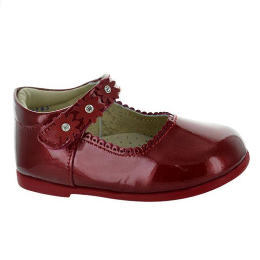 Zapato-De-Vestir-Color-Rojo-Carmin-Para-Nina