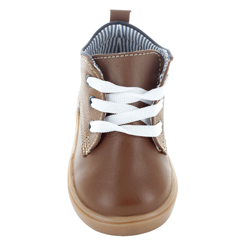 Zapatos-Casuales-Color-Cafe-Con-Agujeta-Para-Nino