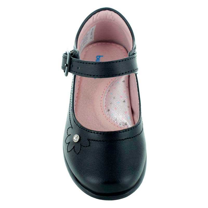 Zapatos Escolares Color Negro Para Ni a Etapa Preescolar