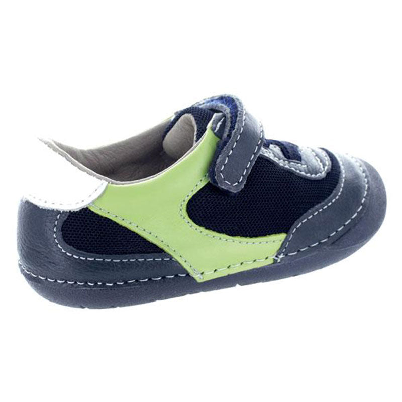 Zapatos-Super-Flexible-Color-Azul-Marino-Con-Verde-Limon-Para-Nino