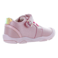 Zapatos color rosa de niñas con velcro